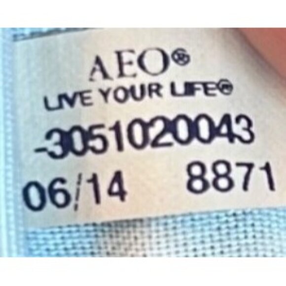 American Eagle Outfitters Kick Boot Jeans Womens Blue Denim Flap Pockets Size 6 - Picture 4 of 6